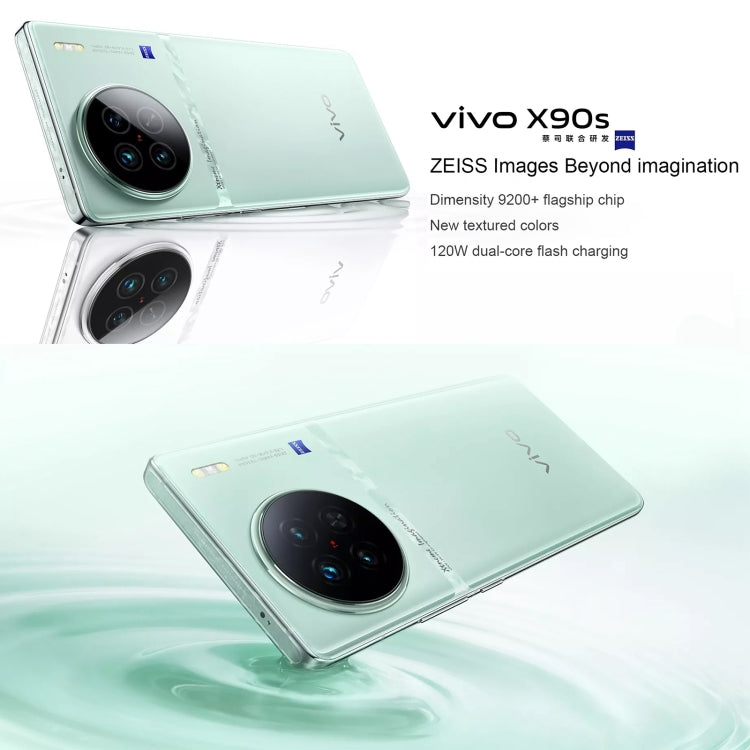 vivo X90s 5G, Tripla fotocamera posteriore, Identificazione dell'impronta digitale sullo schermo Face ID, 6,78 pollici Android 13.0 OriginOS 3 Dimensity 9200+ Octa Core, NFC, OTG, Rete: 5G, Supporto Google Play, 8GB+256GB, 12GB+256GB, 12GB+512GB