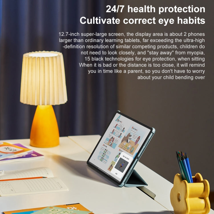 Lenovo Pad K12 WiFi Learning Tablet, schermo di protezione degli occhi simile alla carta da 12,7 pollici, Android 13, Qualcomm Snapdragon 870 Octa Core, Pad K12 12.7 inch