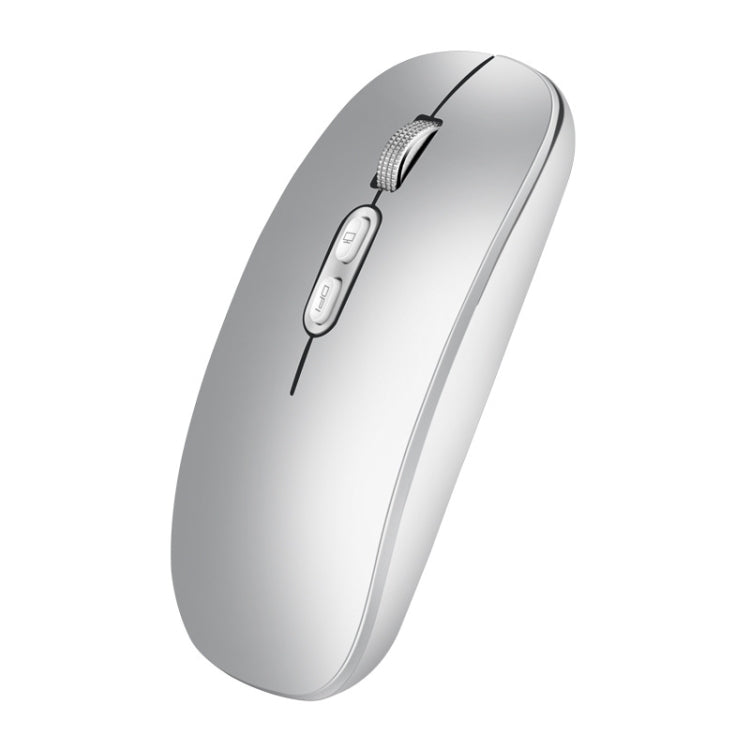 Mouse ricaricabile wireless HXSJ M103 1600 DPI 2,4 GHz, 2.4GHz Grey, 2.4GHz Silver