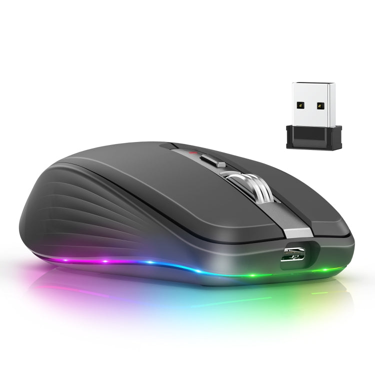 HXSJ M303 2400 DPI doppia modalità 2,4 GHz + mouse wireless Bluetooth 5.1