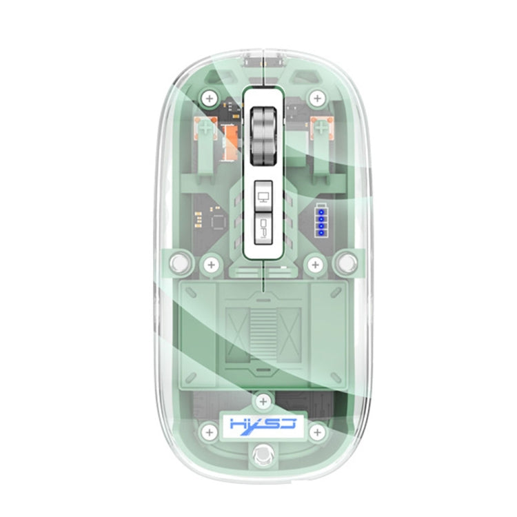 Mouse da gioco wireless a tre modalità con magnete trasparente HXSJ T900