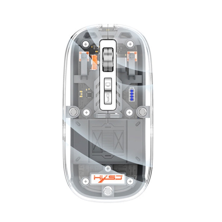 Mouse da gioco wireless a tre modalità con magnete trasparente HXSJ T900