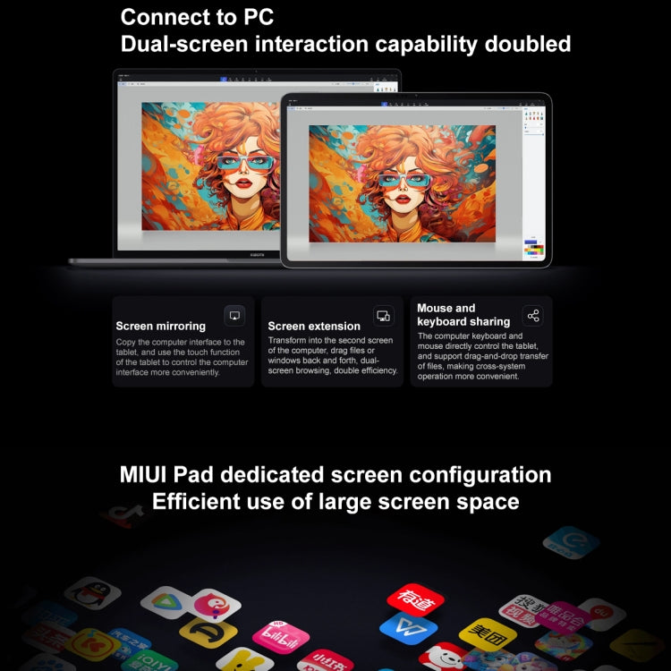 Xiaomi Pad 6 Max 14 pollici, sistema operativo MIUI 14 Qualcomm Snapdragon 8+ 4nm Octa Core, batteria 10000mAh, 8GB+256GB, 12GB+256GB, 12GB+512GB, 16GB+1TB