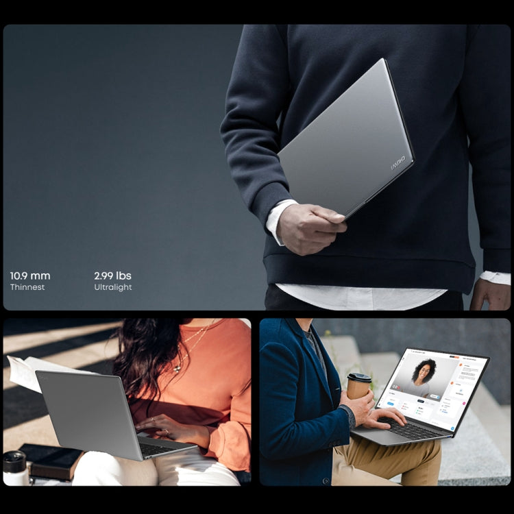 Laptop CHUWI CoreBook X da 14 pollici, Windows 11 Intel Core i3-1215U Hexa Core di dodicesima generazione, i3-1215U 16GB+512GB