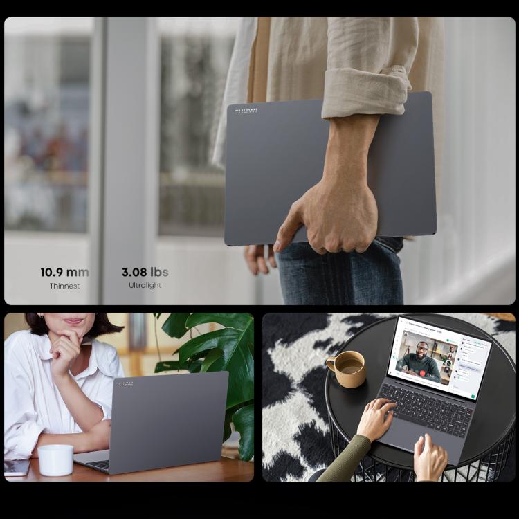 Laptop CHUWI CoreBook X da 14 pollici, Windows 11 Intel Core di dodicesima generazione i5-1235U Deca Core, i5-1235U 16GB+512GB