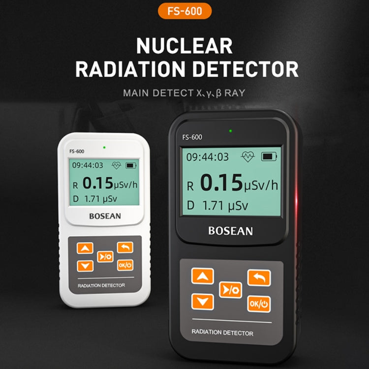 Contatore Geiger in vetro per rilevatore di radiazioni nucleari per uso domestico FS-600, FS-600
