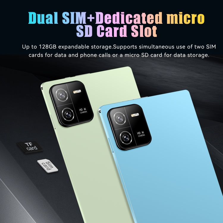 Pad 6 Pro Tablet PC 3G da 10,1 pollici, Android 7.0 MTK6735 Octa Core, supporto doppia SIM, WiFi, Bluetooth, GPS, Pad 6 Pro 2GB+32GB