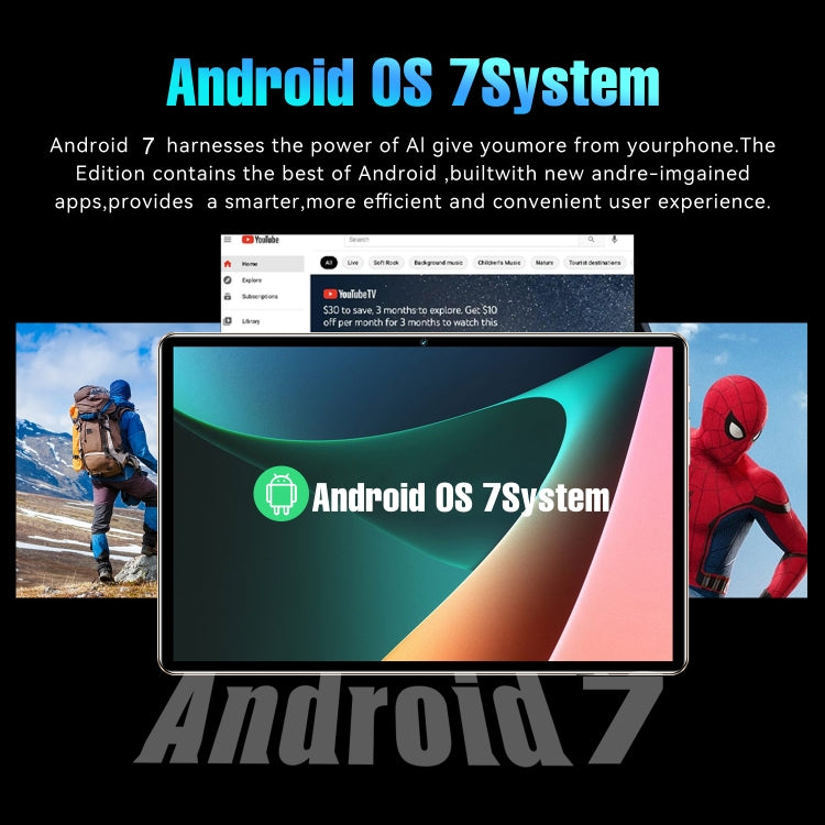 Tablet PC S22 3G da 10,1 pollici, Android 7.0 MTK6735 Octa Core, supporto doppia SIM, WiFi, Bluetooth, GPS, S22 2GB+32GB