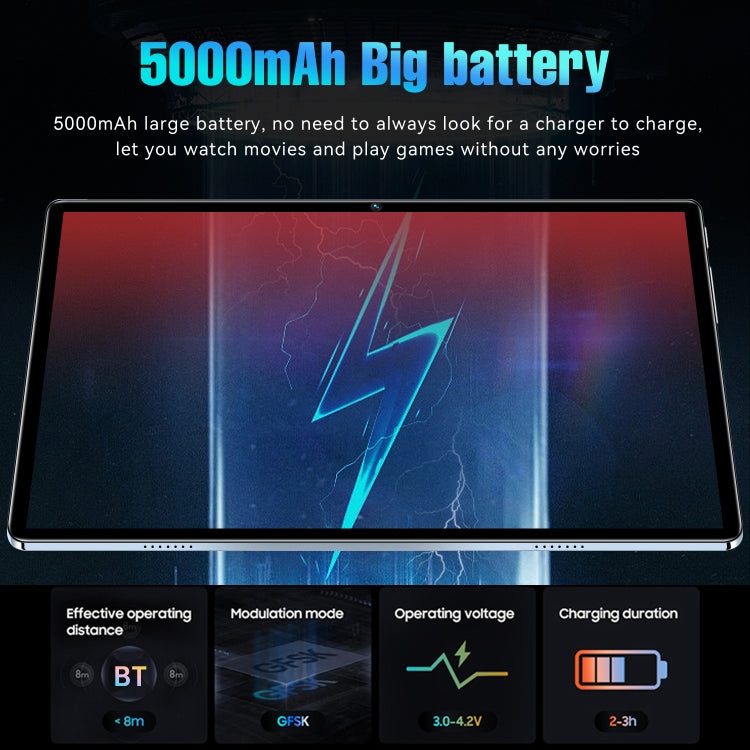Tablet PC S22 3G da 10,1 pollici, Android 7.0 MTK6735 Octa Core, supporto doppia SIM, WiFi, Bluetooth, GPS, S22 2GB+32GB