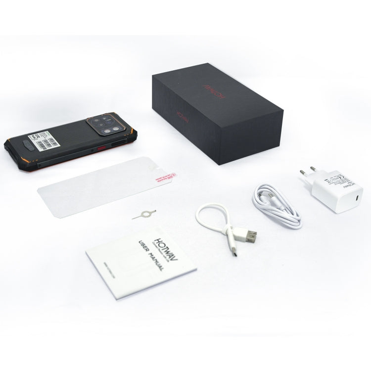 HOTWAV CYBER 13 Pro, telefono robusto IP68/IP69K, 10800mAh, Android 13 UNISOC T619 Octa Core da 6,6 pollici, Rete: 4G, NFC, OTG, 12GB+256GB