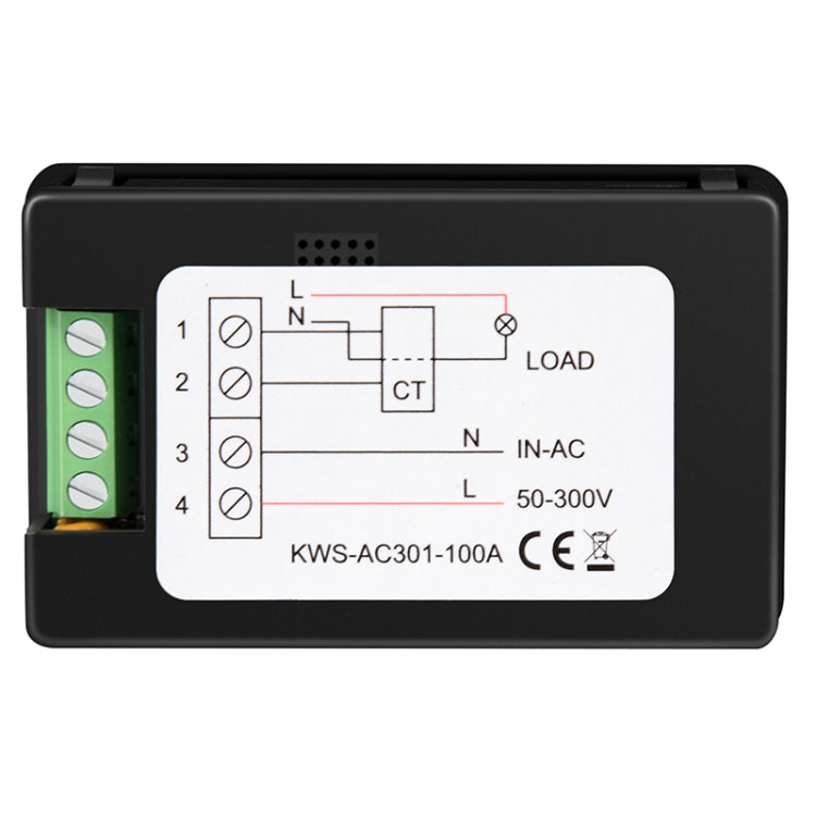 KWS-AC301-100A Voltmetro di corrente digitale CA 50-300 V con trasformatore di apertura, KWS-AC301-100A with Opening Transformer
