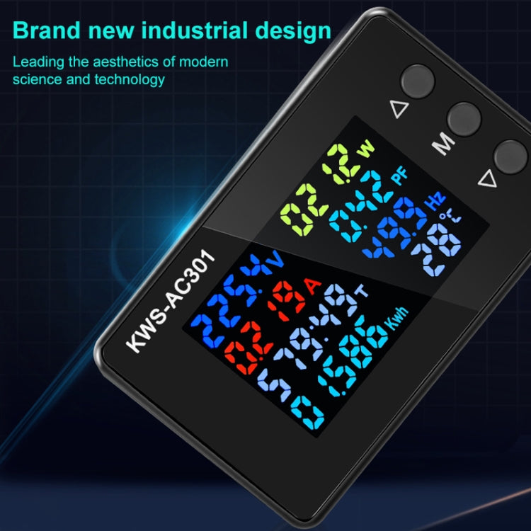 KWS-AC301L-100A Voltmetro di corrente con display digitale a commutazione CA 50-300 V con comunicazione 485, KWS-AC301L-100A Switching Digital