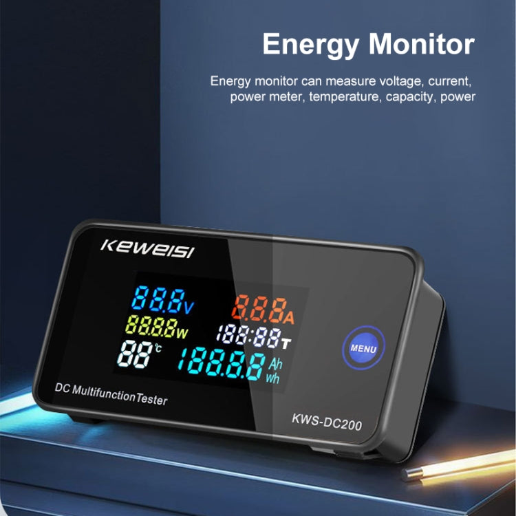 KWS-DC200-50A Orologio corrente di tensione con display digitale 8-120 V CC con shunt, KWS-DC200-50A