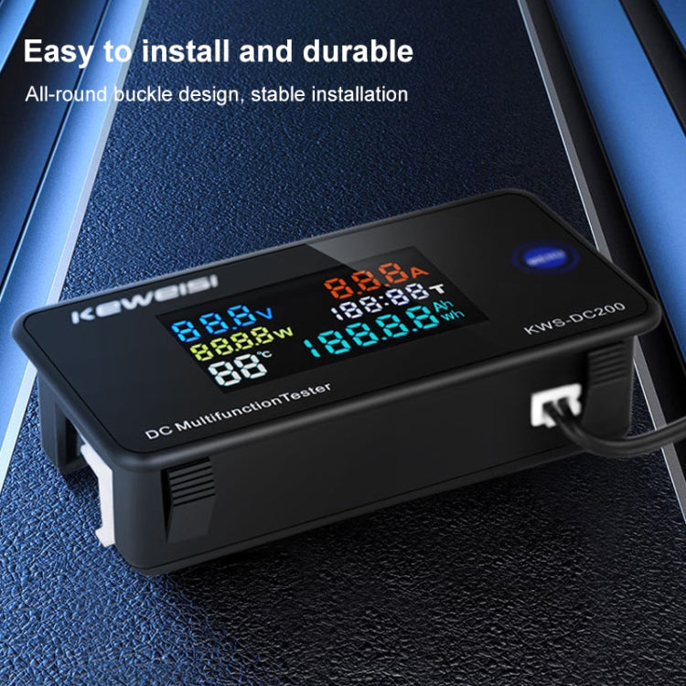 KWS-DC200-50A Orologio corrente di tensione con display digitale 8-120 V CC con shunt, KWS-DC200-50A