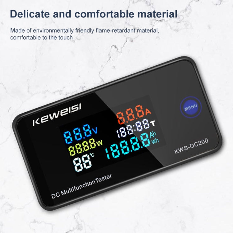 KWS-DC200-50A Orologio corrente di tensione con display digitale 8-120 V CC con shunt, KWS-DC200-50A