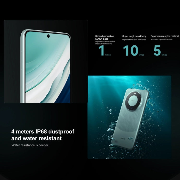 HUAWEI Mate 60, Identificazione delle impronte digitali sullo schermo, HarmonyOS 4.0 Kirin 9000S Octa Core da 6,69 pollici fino a 2,62 GHz, NFC, OTG, Non supporta Google Play, 12GB+512GB, 12GB+1TB