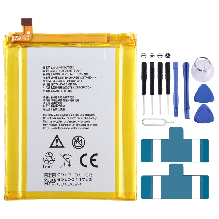 Sostituzione della batteria, For ZTE Vodafone Smart V8 VFD710, For ZTE Blade A71 2021 / Voyage 10, For ZTE 30 Pro / S30 SE 8030N, For ZTE Blade A7S A7 2020, For ZTE Blade A6 Max A0605, For ZTE Blade V8 Mini BV0850 V0850, For ZTE Axon 7 Max 3D C2017