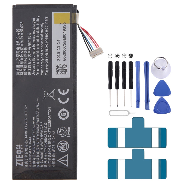 Sostituzione della batteria, For ZTE Vodafone Smart V8 VFD710, For ZTE Blade A71 2021 / Voyage 10, For ZTE 30 Pro / S30 SE 8030N, For ZTE Blade A7S A7 2020, For ZTE Blade A6 Max A0605, For ZTE Blade V8 Mini BV0850 V0850, For ZTE Axon 7 Max 3D C2017
