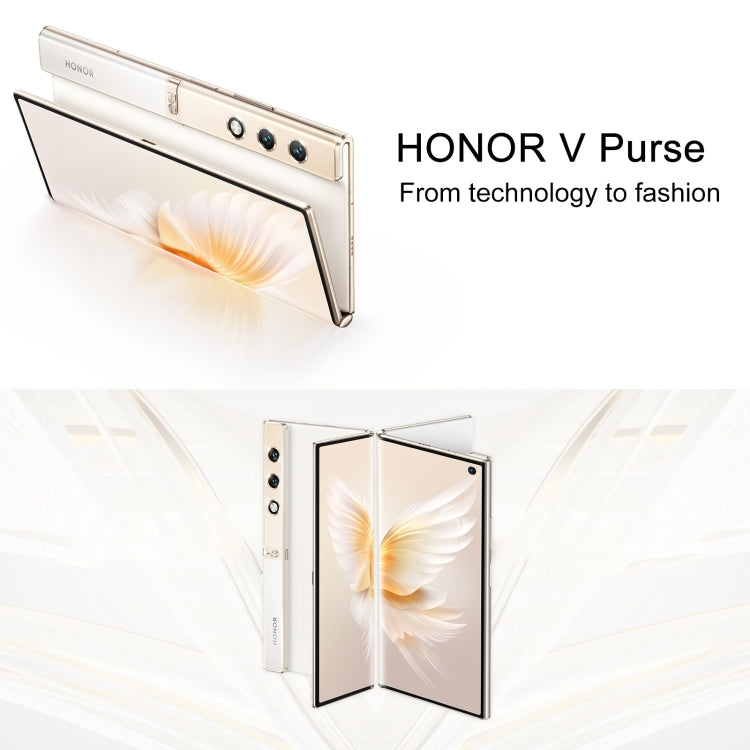 Honor V Purse 5G, impronta digitale laterale, 7,71 pollici + 6,45 pollici MagicOS 7.2 Qualcomm Snapdragon 778G Octa Core, rete: 5G, OTG, NFC, non supporta Google Play, 16GB+256GB, 16GB+512GB