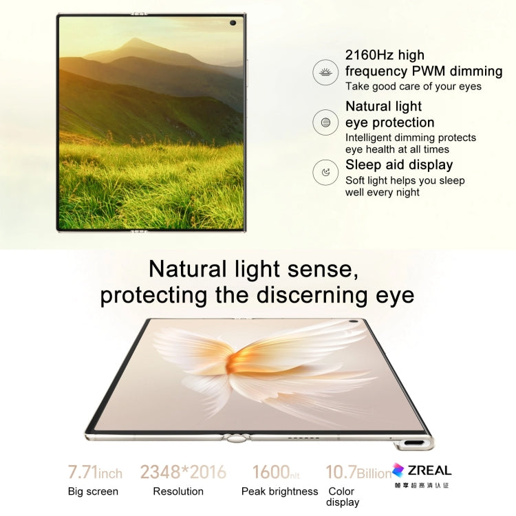 Honor V Purse 5G, impronta digitale laterale, 7,71 pollici + 6,45 pollici MagicOS 7.2 Qualcomm Snapdragon 778G Octa Core, rete: 5G, OTG, NFC, non supporta Google Play, 16GB+256GB, 16GB+512GB