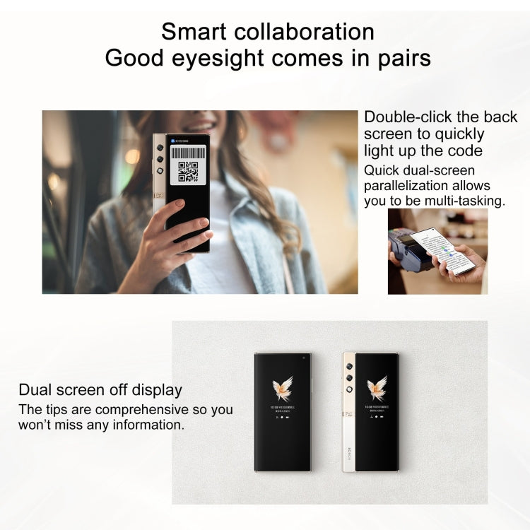 Honor V Purse 5G, impronta digitale laterale, 7,71 pollici + 6,45 pollici MagicOS 7.2 Qualcomm Snapdragon 778G Octa Core, rete: 5G, OTG, NFC, non supporta Google Play, 16GB+256GB, 16GB+512GB