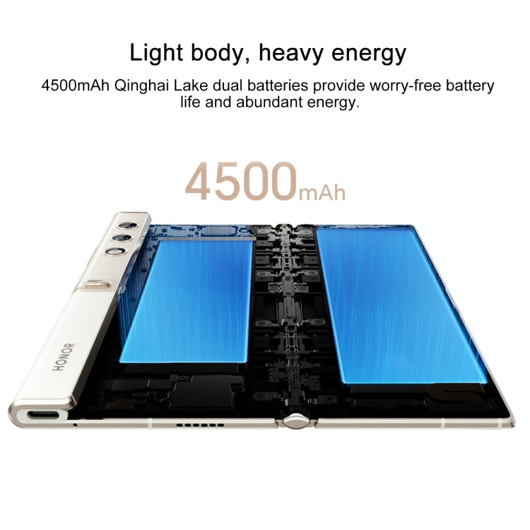 Honor V Purse 5G, impronta digitale laterale, 7,71 pollici + 6,45 pollici MagicOS 7.2 Qualcomm Snapdragon 778G Octa Core, rete: 5G, OTG, NFC, non supporta Google Play, 16GB+256GB, 16GB+512GB