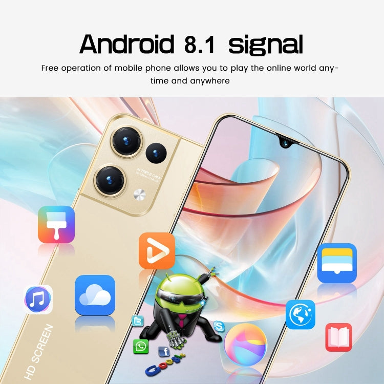 Reno8 Pro / B55, schermo da 6,49 pollici, identificazione facciale, Android 8.1 MTK6580A Quad Core, rete: 3G, OTG, doppia SIM, Reno8 Pro / B55 2GB+16GB