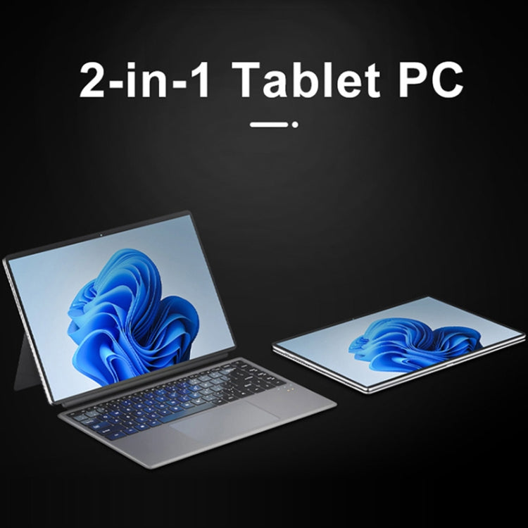 Pipo W14 Tablet PC 2 in 1 da 14,1 pollici, Windows 11 Intel Alder Lake N100 Quad Core, con custodia in pelle per tastiera, 16GB+256GB, 16GB+512GB
