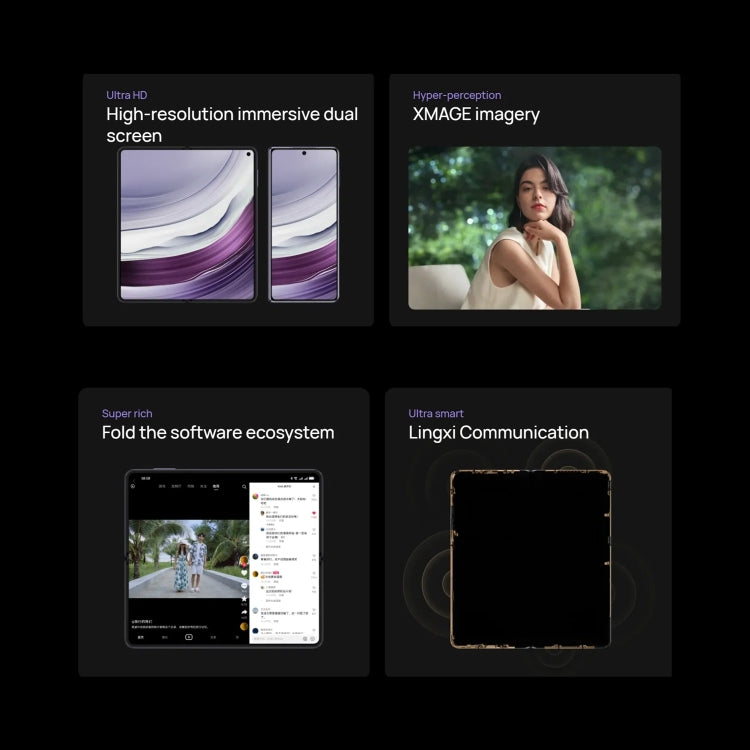 HUAWEI Mate X5, 7,85 pollici + 6,4 pollici HarmonyOS 4.0.0 Kirin 9000S 7nm Octa-Core 2,16GHz, OTG, NFC, non supporta Google Play, 12GB+256GB, 12GB+512GB, 16GB+512GB, 16GB+512GB Collector Edition