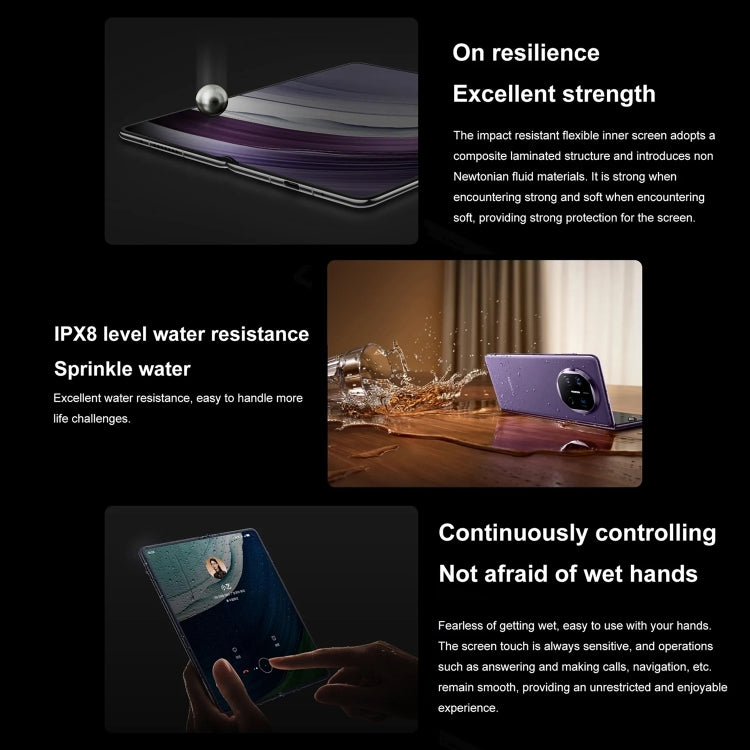 HUAWEI Mate X5, 7,85 pollici + 6,4 pollici HarmonyOS 4.0.0 Kirin 9000S 7nm Octa-Core 2,16GHz, OTG, NFC, non supporta Google Play, 16GB+1TB Collector Edition