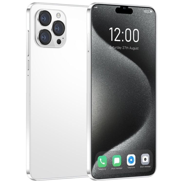 i15 Pro Max / N85, schermo da 6,1 pollici, identificazione facciale, Android 8.1 MTK6580A Quad Core, rete: 3G, doppia SIM, i15 Pro Max / N85 1GB+16GB, 1GB+16GB