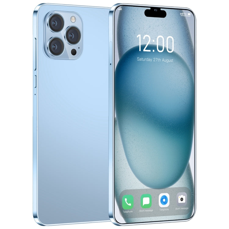 i15 Pro Max / N85, schermo da 6,1 pollici, identificazione facciale, Android 8.1 MTK6580A Quad Core, rete: 3G, doppia SIM, i15 Pro Max / N85 1GB+16GB, 1GB+16GB