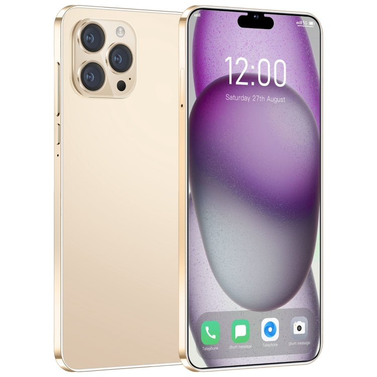 i15 Pro Max / N85, schermo da 6,1 pollici, identificazione facciale, Android 8.1 MTK6580A Quad Core, rete: 3G, doppia SIM, i15 Pro Max / N85 1GB+16GB, 1GB+16GB