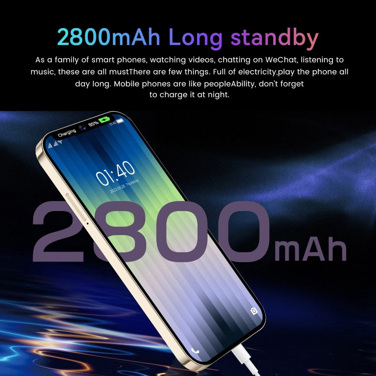 I14 Pro / N85 4G, schermo da 6,1 pollici, identificazione facciale, Android 8.1 MTK6737 Quad Core, rete: 4G, doppia SIM, I14 Pro / N85 4G 1GB+8GB