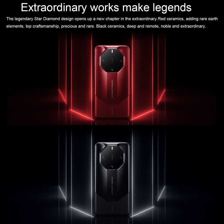 HUAWEI Mate 60 RS DESIGN ULTIMATO, Identificazione delle impronte digitali sullo schermo, HarmonyOS 4.0 Kirin 9000S Octa Core da 6,82 pollici fino a 2,62 GHz, NFC, OTG, Non supporta Google Play, 16GB+512GB, 16GB+1TB