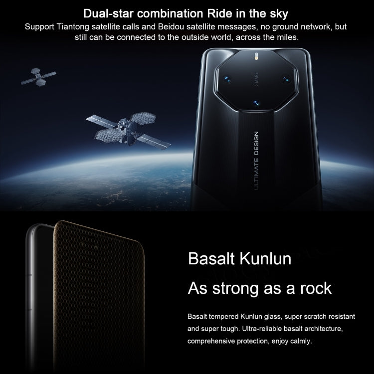 HUAWEI Mate 60 RS DESIGN ULTIMATO, Identificazione delle impronte digitali sullo schermo, HarmonyOS 4.0 Kirin 9000S Octa Core da 6,82 pollici fino a 2,62 GHz, NFC, OTG, Non supporta Google Play, 16GB+512GB, 16GB+1TB