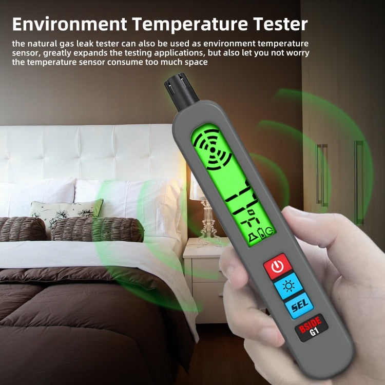 Rilevatore di gas combustibile portatile ricaricabile BSIDE G1, G1