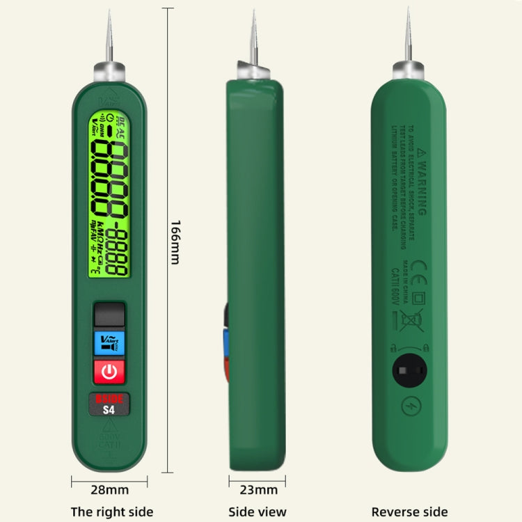Penna intelligente per ricarica a induzione di tensione CA BSIDE S4, S4 (Extra Sharp Nib), S4 (One Word Pen)
