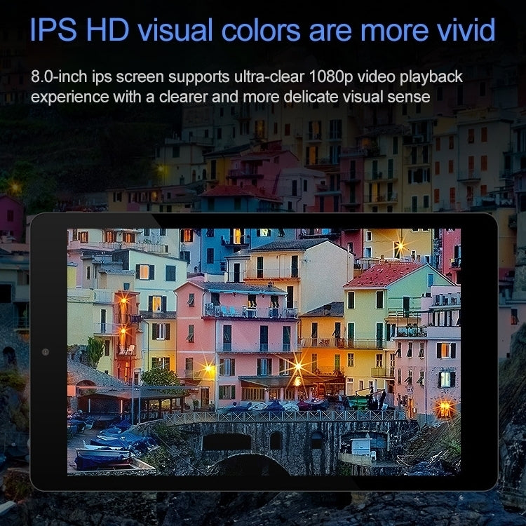 HSD8001 Tablet PC da 8 pollici, Windows 10, Intel Atom Z8300 Quad Core, supporto Bluetooth e WiFi, 4GB+128GB / Z8300