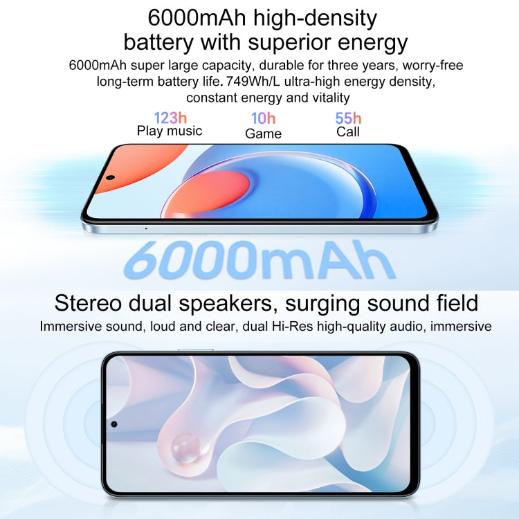 Honor Play8T, MagicOS 7.2 Dimensity 6080 Octa Core da 6,8 pollici fino a 2,4 GHz, Rete: 5G, OTG, Non supporta Google Play, 8GB+256GB, 12GB+256GB