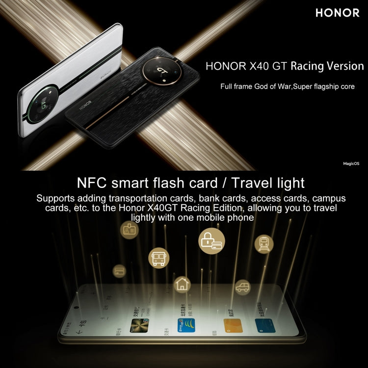 Honor X40 GT Racing, Magic OS 7.0 Snapdragon 888 Octa Core da 6,81 pollici fino a 2,84 GHz, Rete: 5G, OTG, NFC, Non supporta Google Play, 12GB+256GB, 12GB+512GB