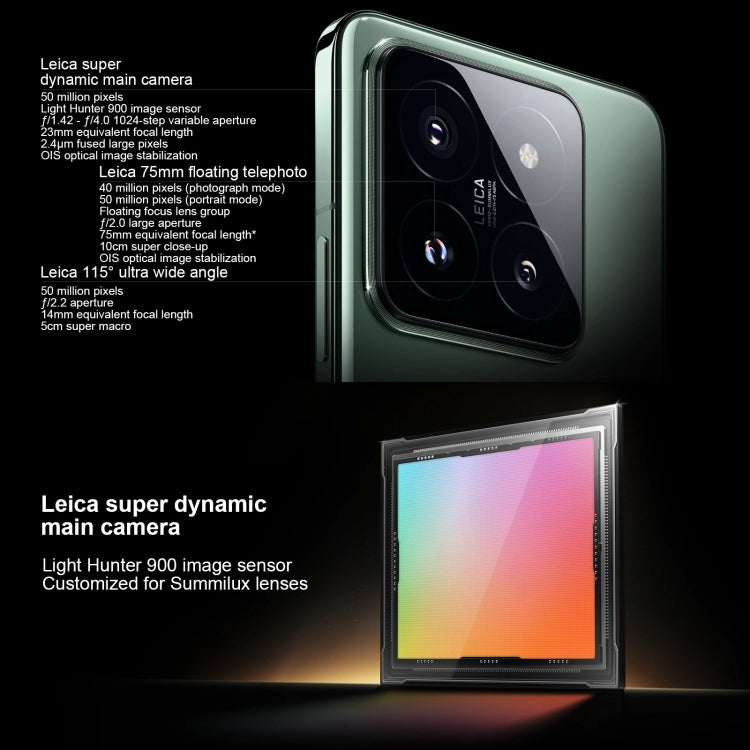 Xiaomi 14 Pro Titanium Special Edition, 6,73 pollici Xiaomi HyperOS Snapdragon 8 Gen 3 Octa Core 4nm fino a 3,3GHz, NFC, Rete: 5G, 16GB+1TB Titanium Special Edition