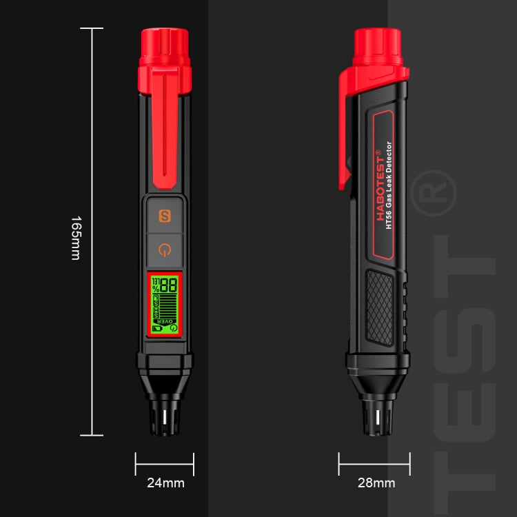 HABOTEST HT56 Rilevatore di gas combustibile Gas di petrolio liquefatto Allarme gas naturale, HT56