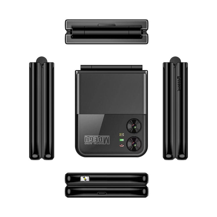 Telefono UNIWA F265 Flip Style, Mediatek MT6261D da 2,55 pollici, FM, 4 schede SIM, 21 tasti