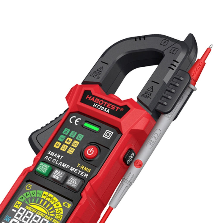 HABOTEST HT205A Multimetro a pinza intelligente multifunzionale antiustione, HT205A