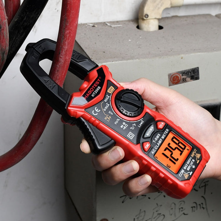 HABOTEST HT206B Multimetro digitale a pinza ad alta precisione con range automatico, HT206B