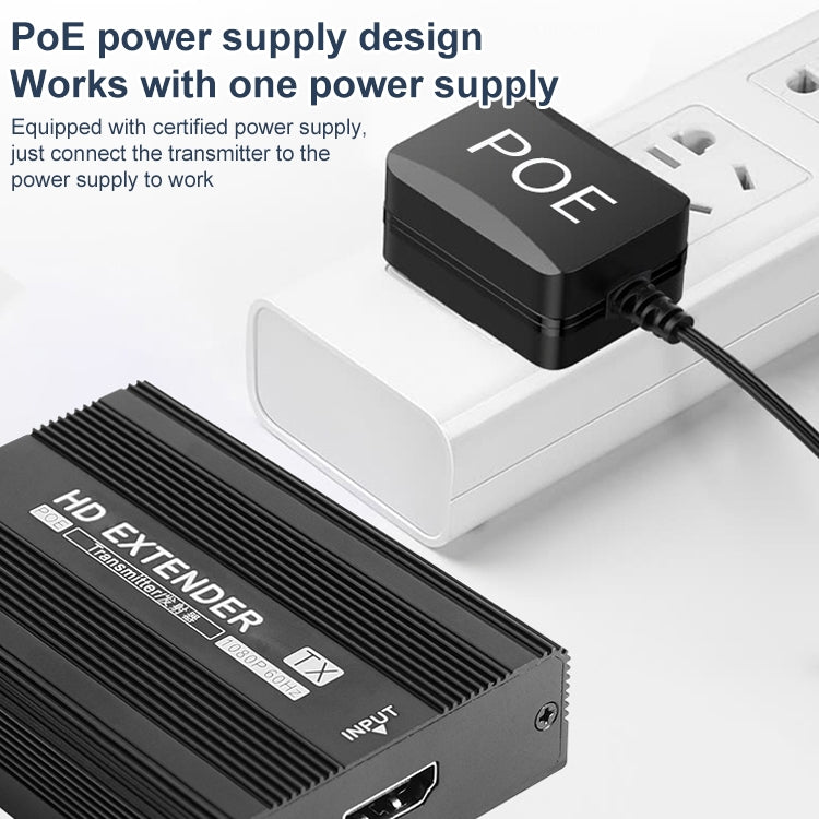 Convertitore trasmettitore e ricevitore extender HDMI Measy ET1815, distanza di trasmissione: 150 m, AU, EU, US, UK