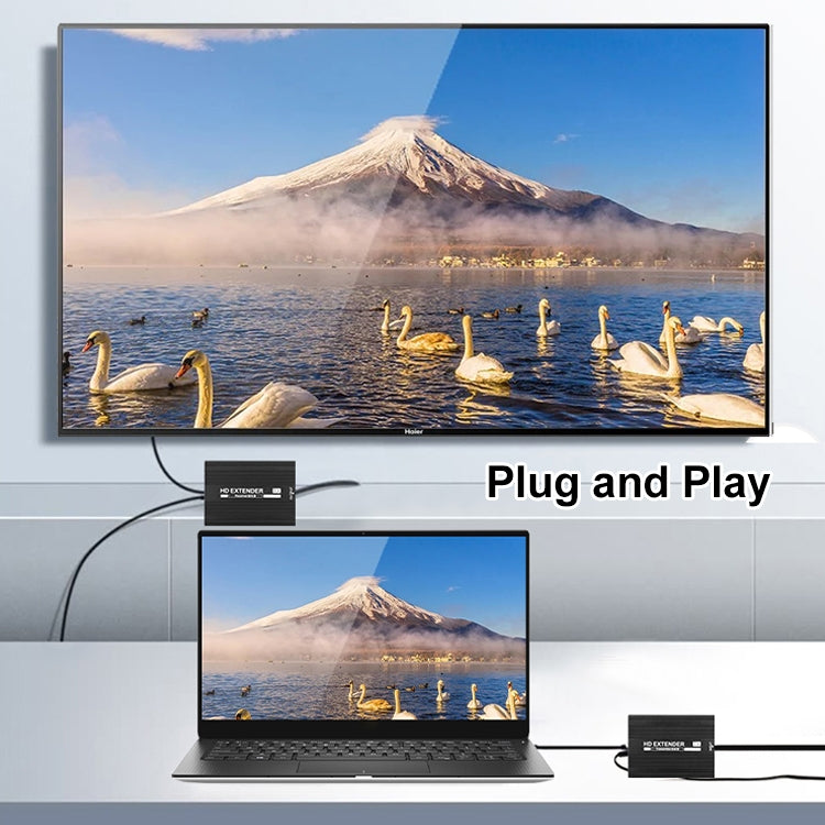 Convertitore trasmettitore e ricevitore extender HDMI Measy ET1815, distanza di trasmissione: 150 m, AU, EU, US, UK