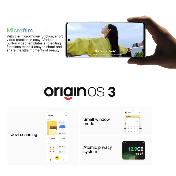 vivo Y100, Face ID/Identificazione delle impronte digitali sullo schermo, 6,78 pollici Android 13.0 OriginOS 3 Snapdragon 695 Octa Core, OTG, Rete: 5G, 8GB+128GB, 8GB+256GB, 12GB+256GB, 12GB+512GB