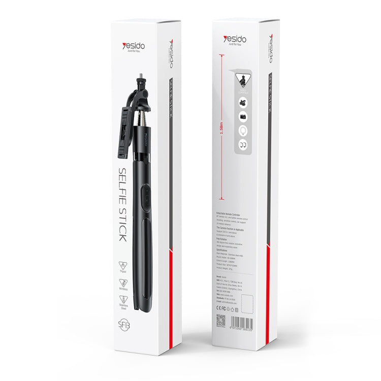 Yesido SF13 Supporto per selfie con treppiede Bluetooth esteso retrattile, SF13